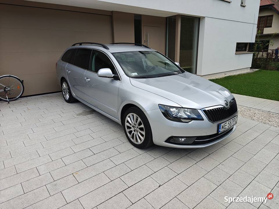 Skoda Superb 20 TDI 140 2014 r manual elektrycznie ustawiane fotele Hipolitów