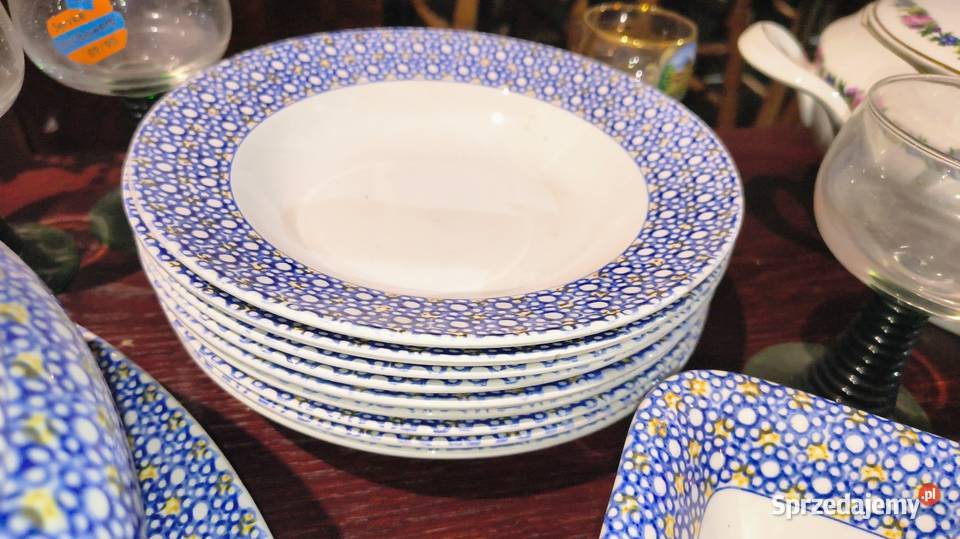 Stary komplet obiadowy Antyki, Sztuka, Kolekcje Chorzew