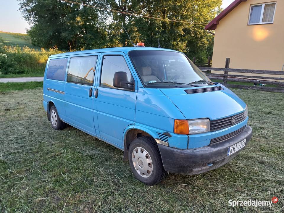 Vw t4 syncro 2 5 tdi long 4x4 Transporter małopolskie Miechów