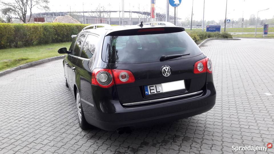 Volkswagen Passat 2008r B6 Kombiczarny NAVIDVD możliwa zamiana Łódź