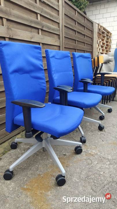 Krzesło Profim Plus fotel obrotowy niebieskie Warszawa sprzedam