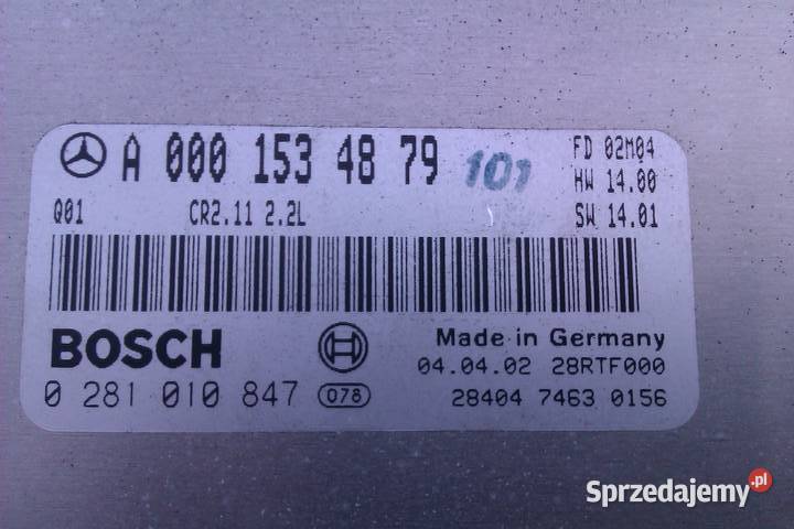 Zestaw startowy Mercedes 22 cdi OM611 wersja Czujniki i sterowniki Warszawa