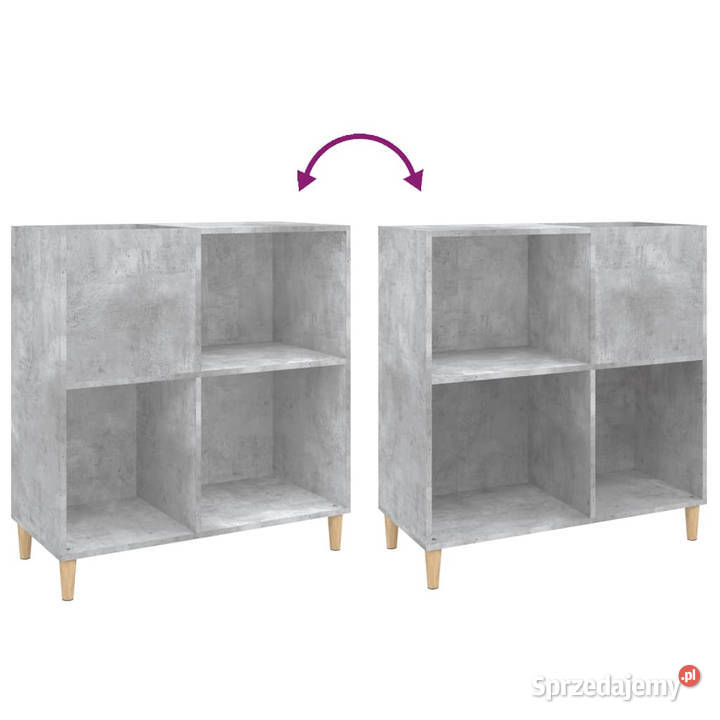 Szafka na płyty szarość betonu 845x38x89 mazowieckie Warszawa