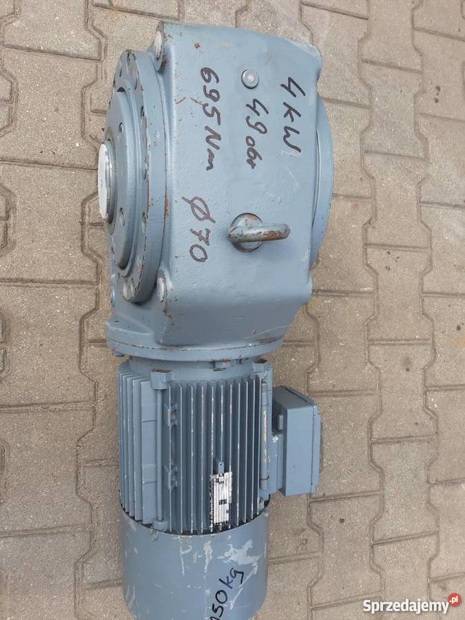Motoreduktor 4 kW49 obr Leszno sprzedam