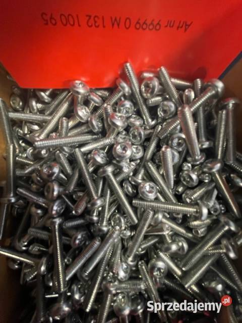 M4x25 Din 912 Wkręt z łbem walcowym Torx 1 Pozostałe Rydułtowy sprzedam