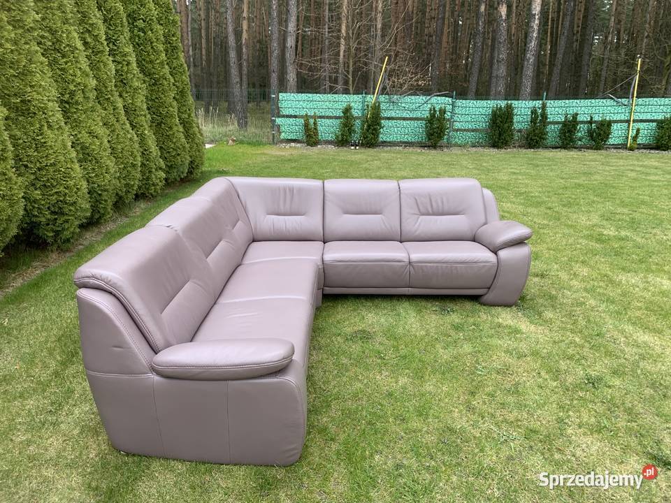 ELASTOFORM Narożnik skórzany PREMIUM Royal Taupe Meble Kalety