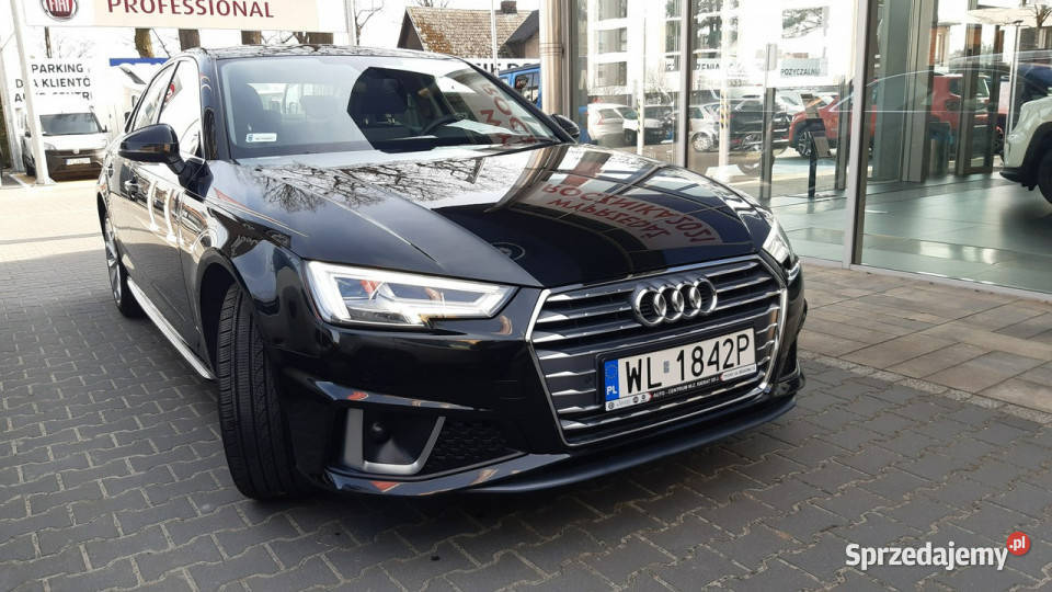 Audi A4 samochód krajowy faktura VAT B9 2015 pełny VAT Tychy sprzedam