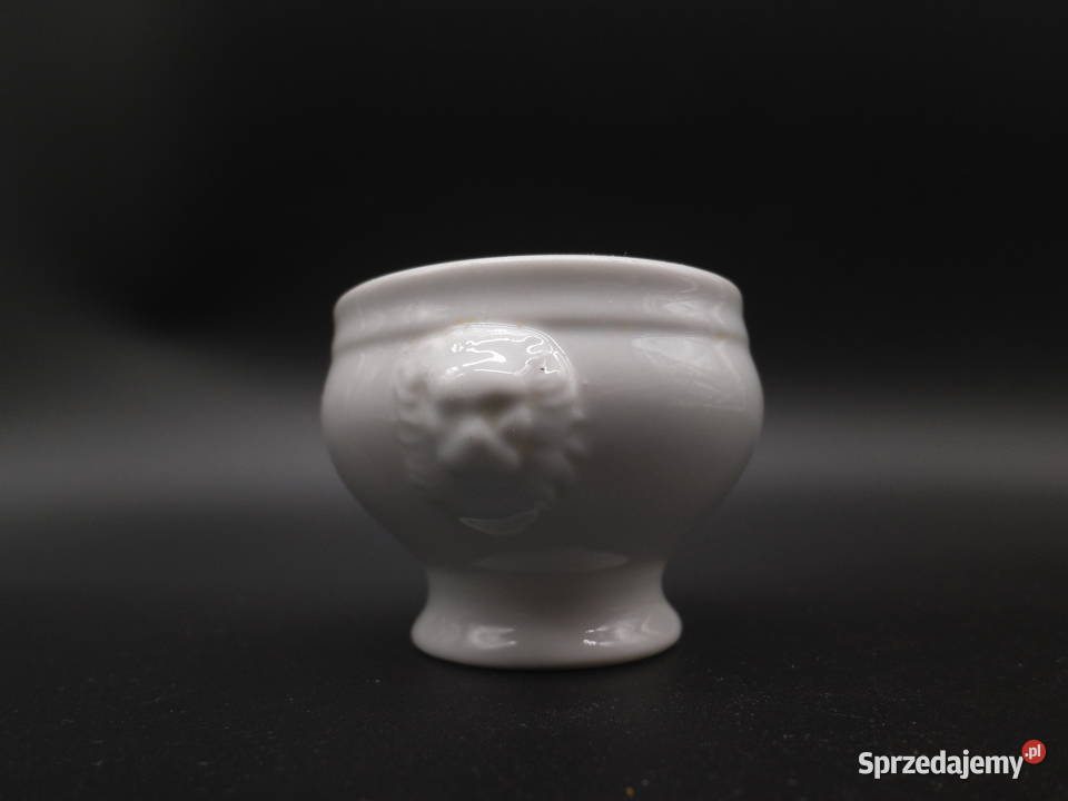 Porcelanowy pojemnikmiseczka lwie głowy Raszków