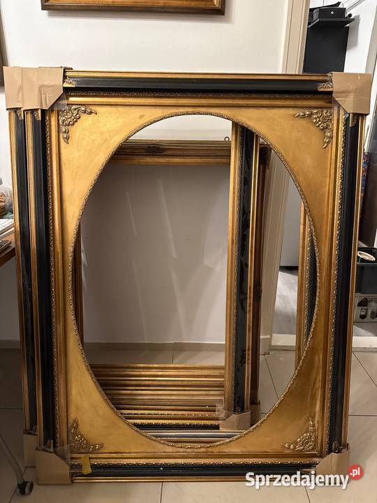 Ogromna pałacowa stara drewniana rama do obrazu dolnośląskie Międzylesie sprzedam