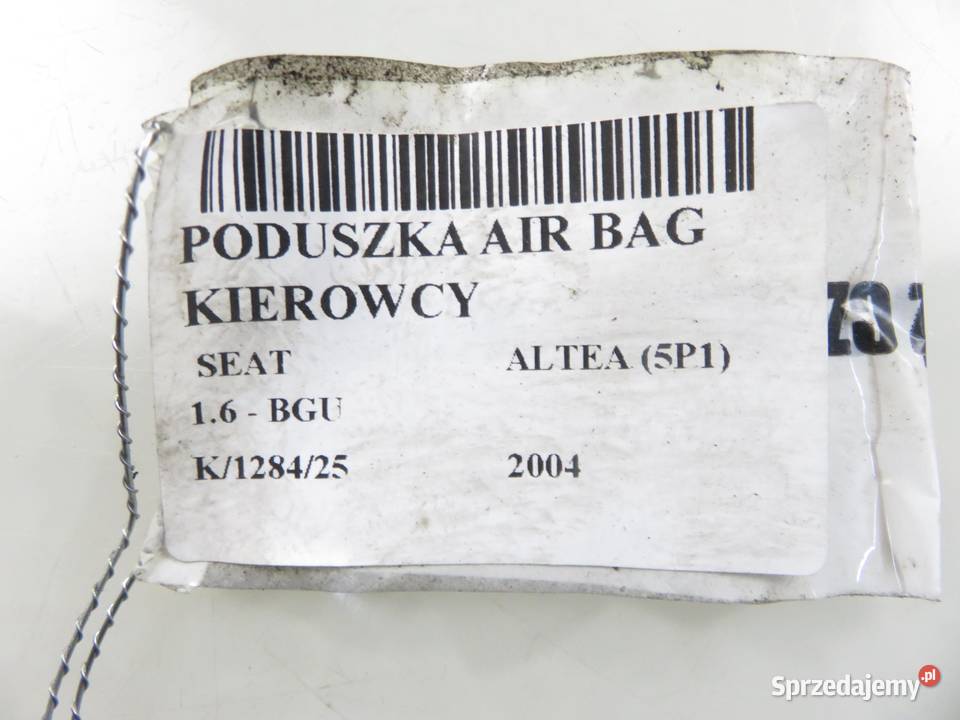 PODUSZKA KIEROWCY SEAT ALTEA 5P1 05P0880201G osobowe