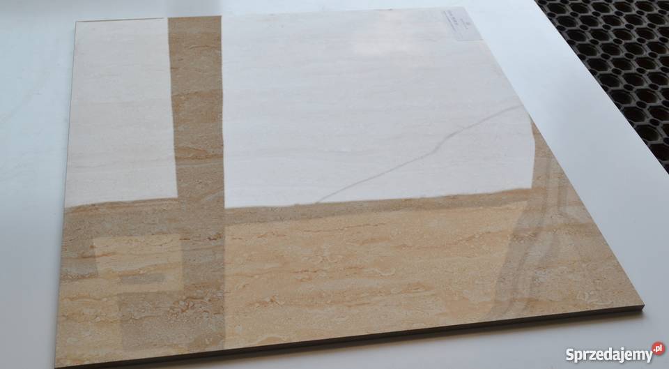 Płytka Gres Travertino 60x60 Ceramstic Połysk Zakopane