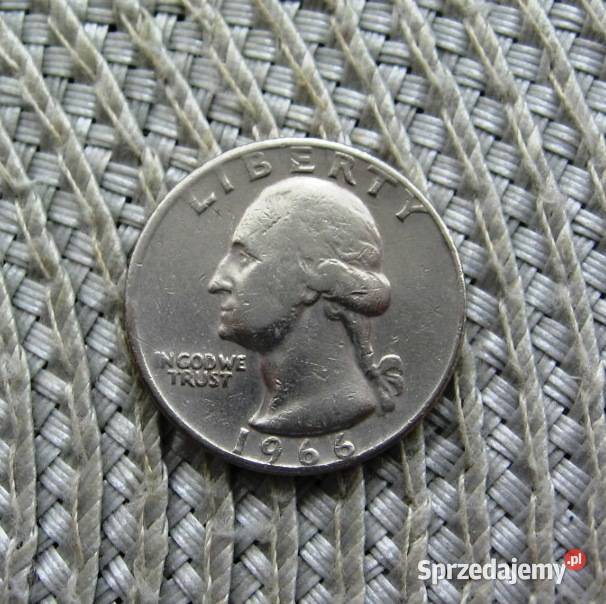 USA Quarter Dolar 1966r Kalisz