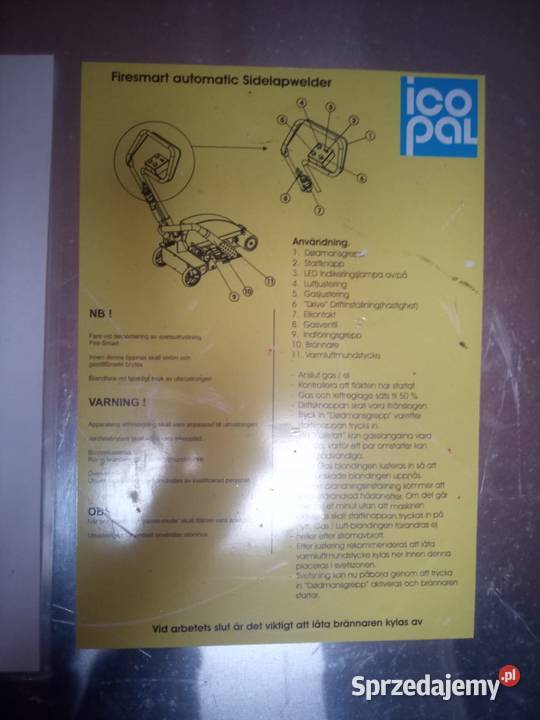 Automat do zgrzewania membran IcoPal Bydgoszcz