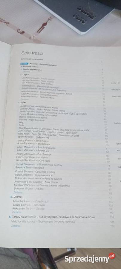 Język polski egzamin ósmoklasisty świętokrzyskie Sandomierz sprzedam