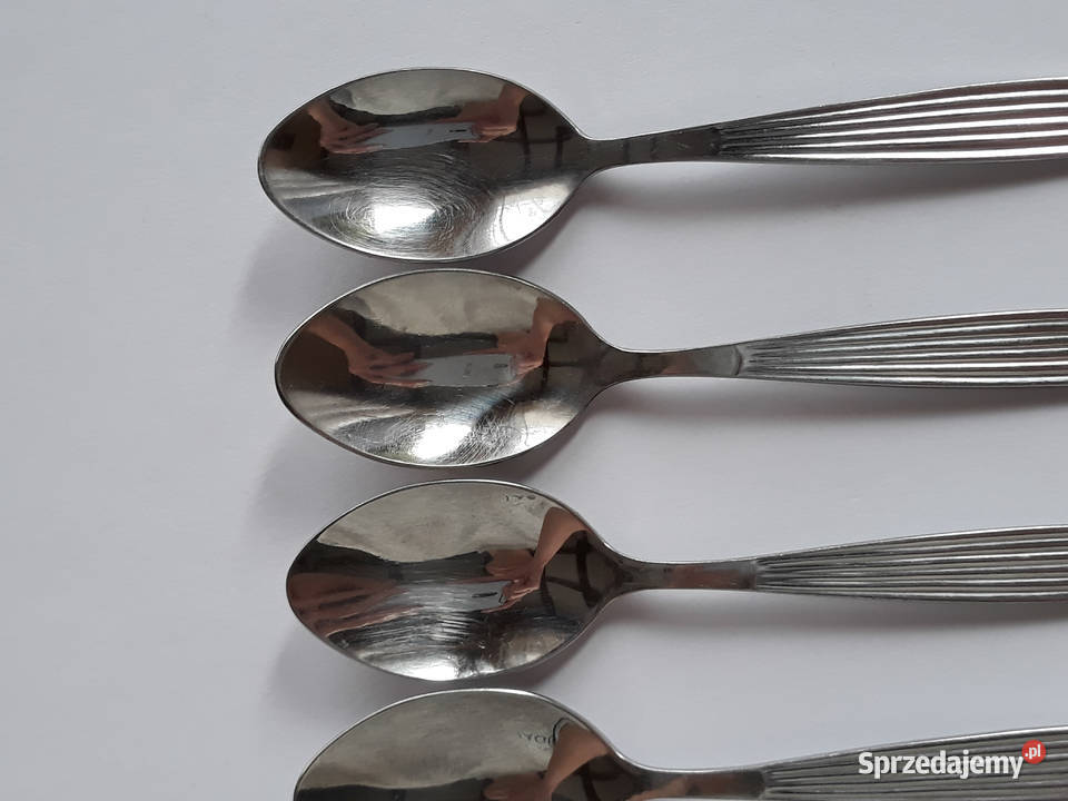 Łyżeczki do herbaty 2 PASECZKI PASKI Gerlach PRL Dąbrowa Górnicza