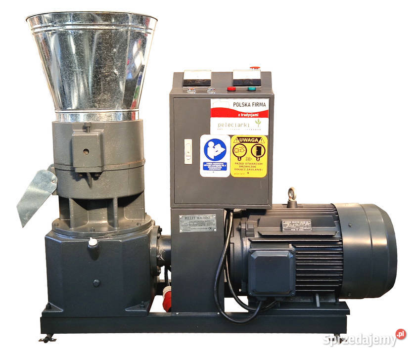 PELECIARKA 22kW 2rolkowa Produkcja Granulatu Kłobuck