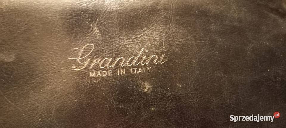 Torebka czarna Grandini Made In Italy Dla kobiet