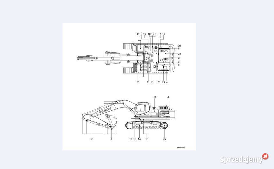 Hyundai R210NLC9 R180W9S R180NLC9S instrukcja Kielce