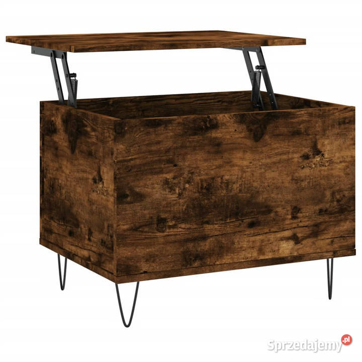 Stolik kawowy przydymiony dąb 60x445x45 WM830953 Warszawa