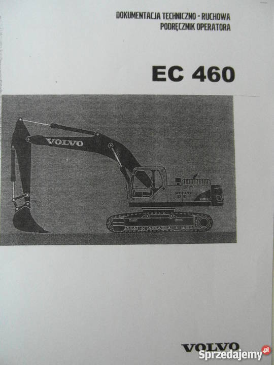 INSTRUKCJA OBSŁUGI DTR VOLVO EC 460 i inne