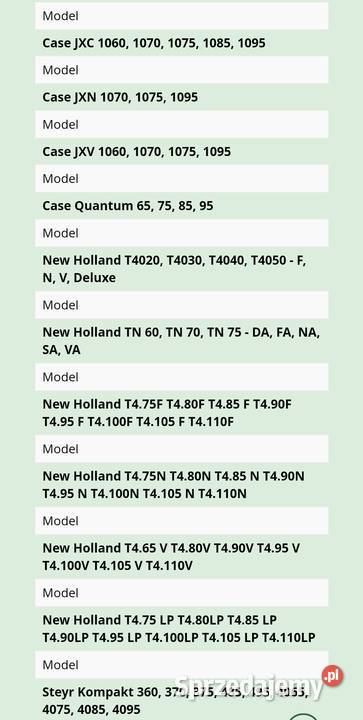 Drzwiszyba lewe do koparki ciągnika rolniczego Pakość