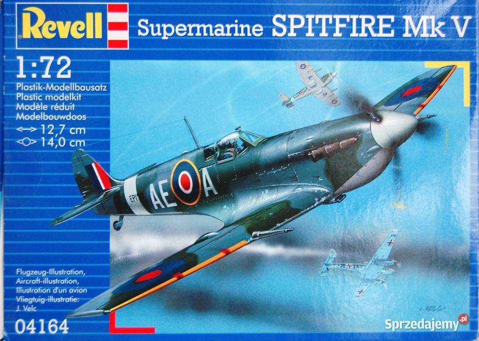 Model samolotu Revell Supermarine Spitfire Mk V Pozostałe