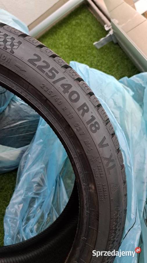 Nowe 4 opony zimowe premium Continental r 18 Warszawa