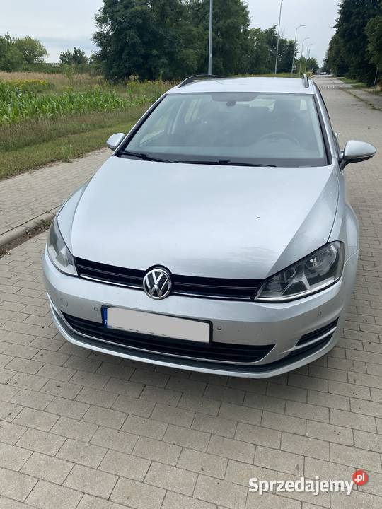 VW Golf VII 16 TDI kombi 2014r 105KM Samochody osobowe Wrocław sprzedam