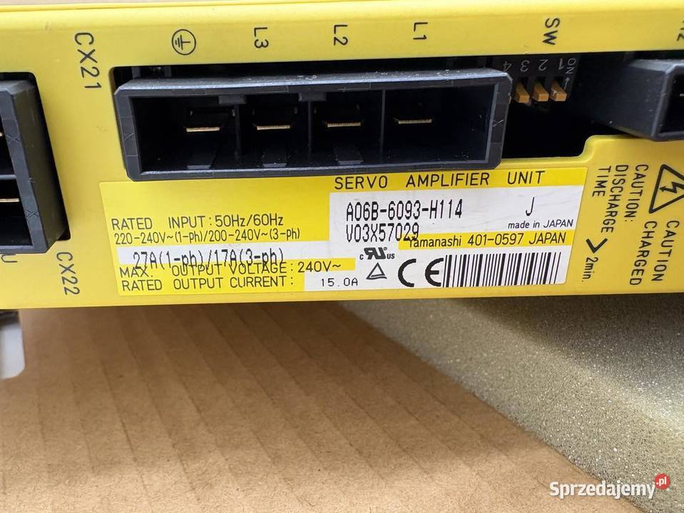Fanuc A06B6093H114 Servo Amplifier Warszawa