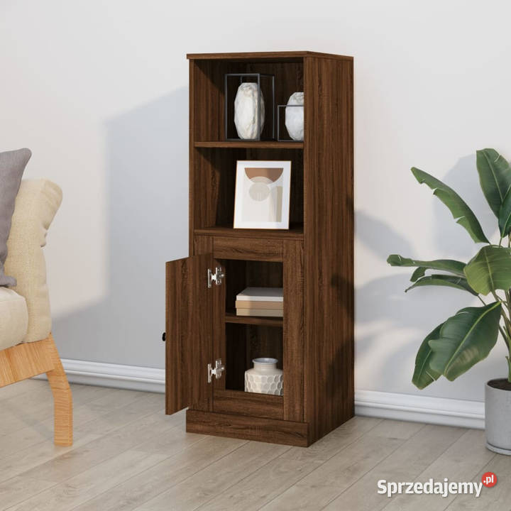 Szafka brązowy dąb 36x355x1035 materiał Warszawa