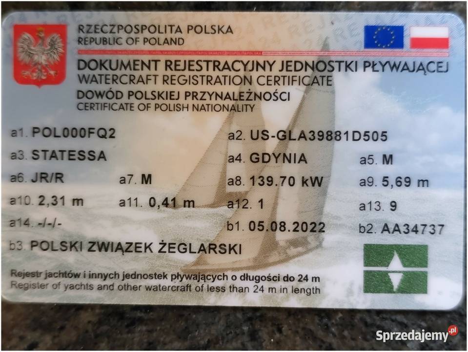 JACHT MOTOROWY GLASTRON VOLVO PENTA 190 43 L Zegrze Południowe