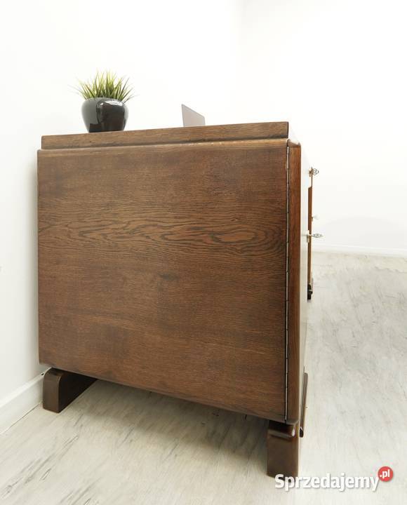 Antyczne biurko z lat 40tych w stylu art deco Jerka
