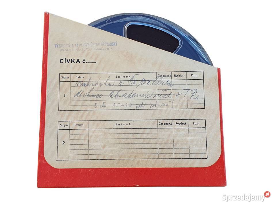 Stara taśma szpulkowa magnetofonowa SUPRAPHON CH śląskie