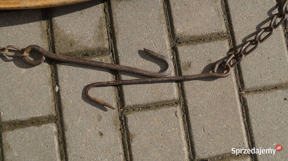 Stare drewniane nosidło do wody siudy