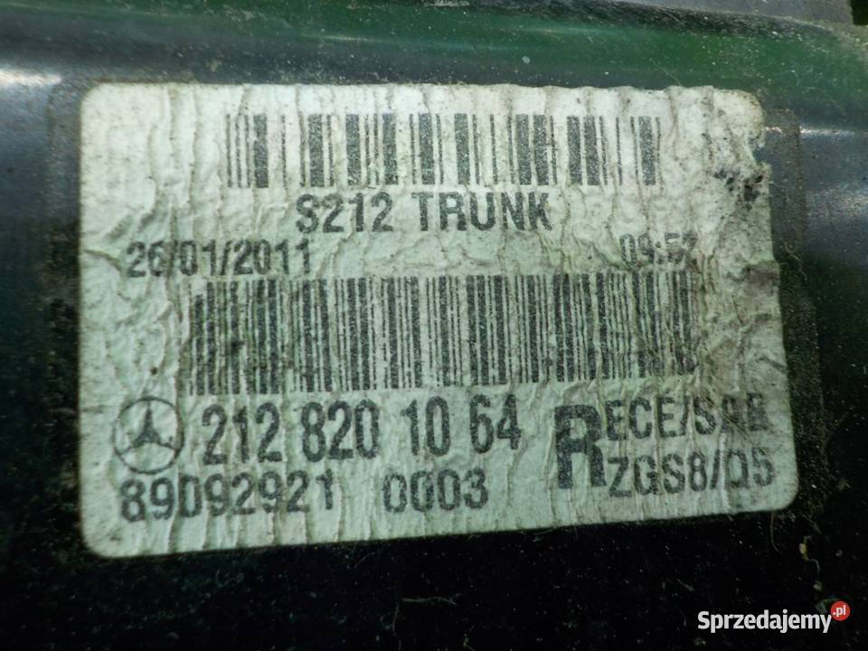 MERCEDES E W212 LIFT I 21 CDI 11r KOMBI lampa sprzedam