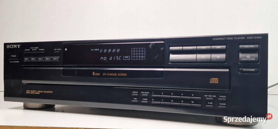 SONY odtwarzacz CD player CDP C 365 CDPC365 sprzedam