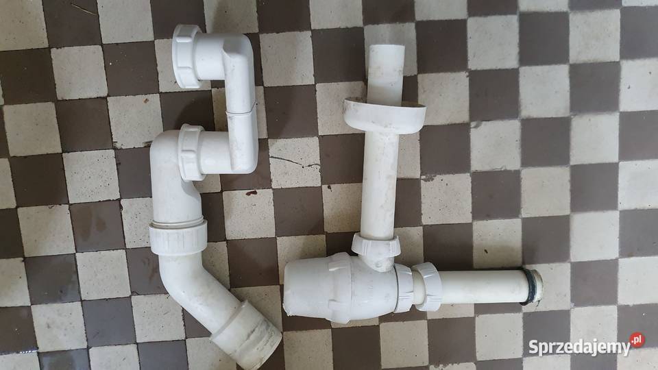 Małe kolanka syfony rurki łazienkowe Warszawa