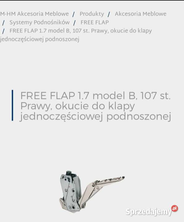 FREE FLAP 1 7 mod B107 nowe sprzedam dolnośląskie sprzedam