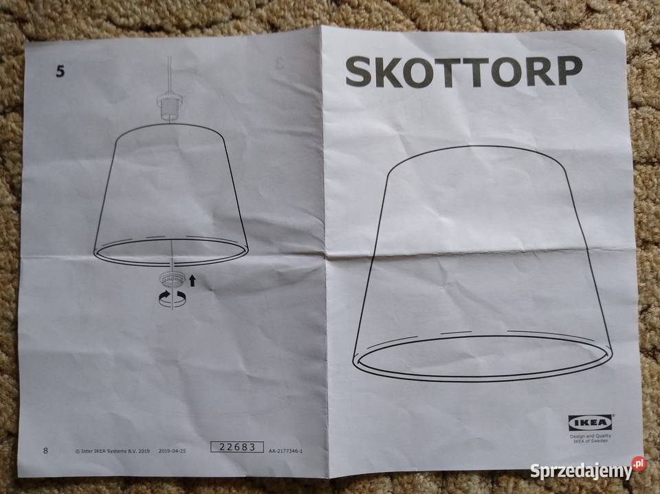 Abażur lampy stojącej IKEA Bolków