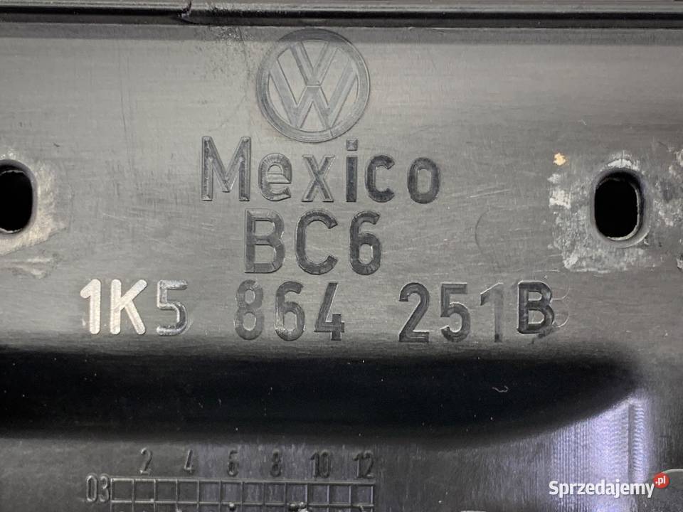 PODŁOKIETNIK VW GOLF V Kombi 0310 1K5864251B osobowe podkarpackie