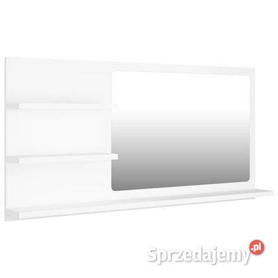 vidaXL Lustro łazienkowe białe 90x105x45 płyta