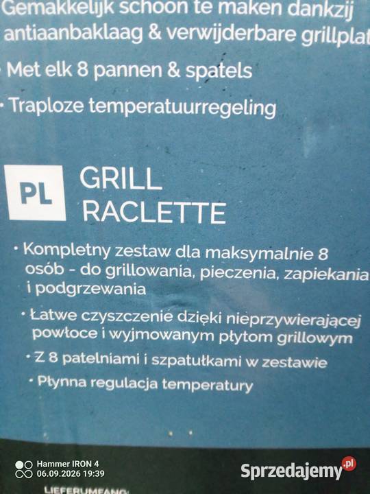 Grill Elektryczny 1400W Nowy Ostrowiec Świętokrzyski sprzedam