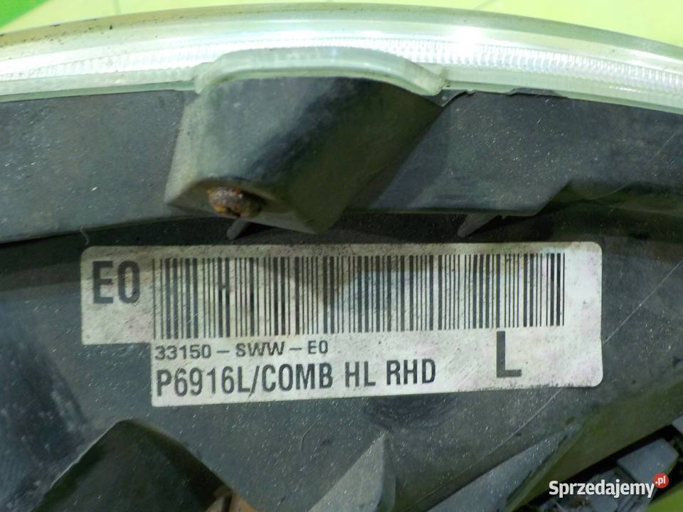 HONDA CRV III 22 ICTDI 07r 5D lampa lewa przod Suków