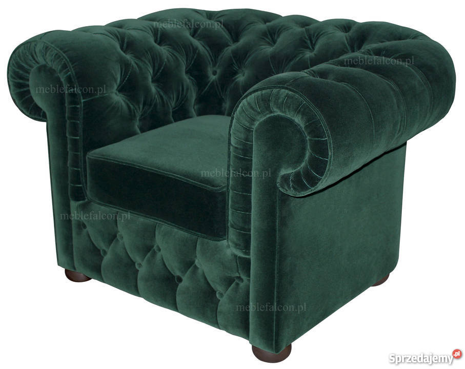 Pikowany fotel Chesterfield Ease PRODUCENT MEBLE Fotele i pufy