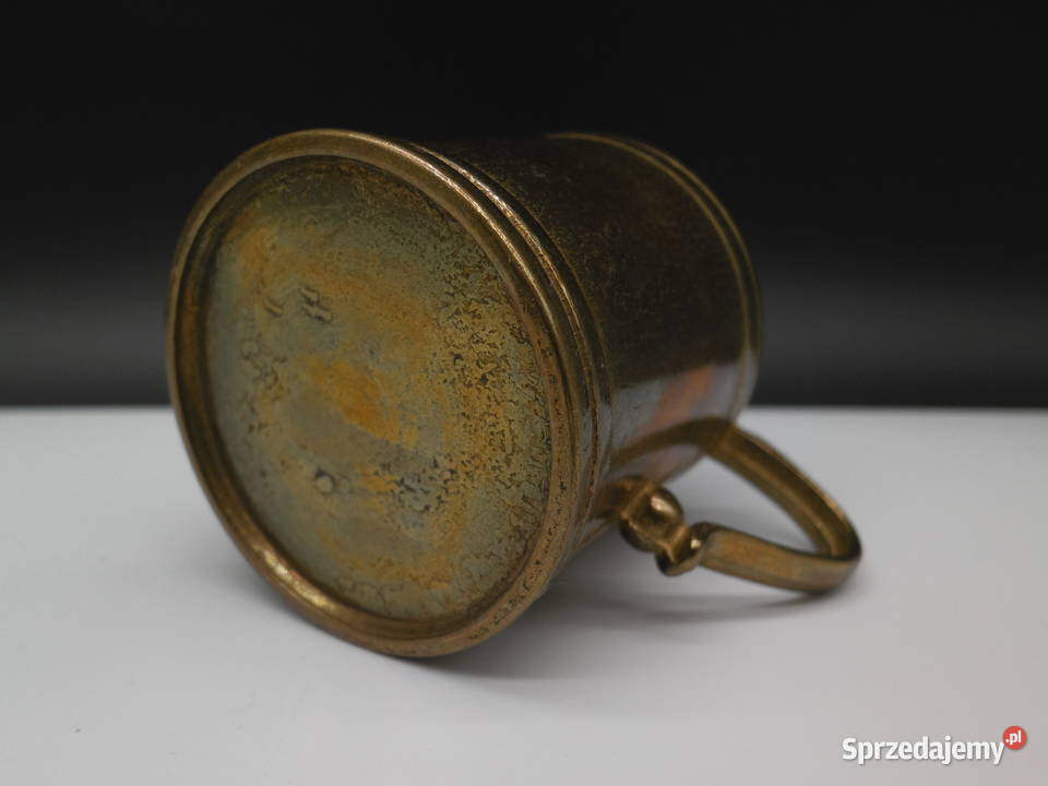 Mosiężny koszyczek kubek Raszków