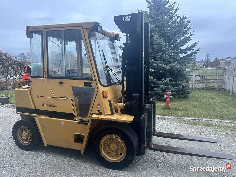 Wózek wielowy CAT 4t 42m lpg automat triplex kabina Wózki widłowe łódzkie Pajęczno