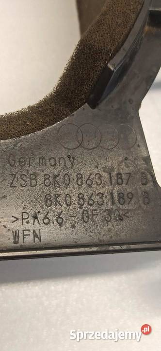 AUDI A5 8T Q5 OSŁONA PÓŁOSI LEWA 8K0863187B osobowe sprzedam
