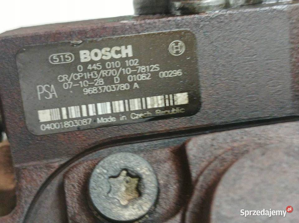 POMPA WTRYSKOWA 0445010102 16 TDCI HDI Ford C I