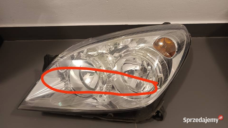 Lampa przednia lewa reflektor Opel Astra H 3 III mazowieckie Warszawa