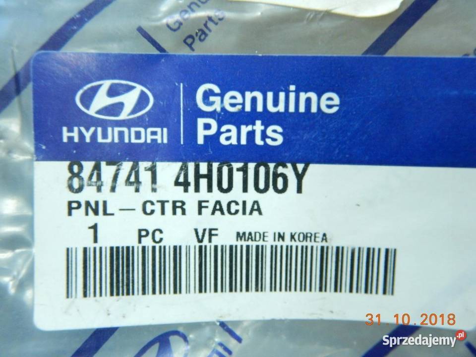 PANEL RADIA NAWIGACJI GPS HYUNDAI I800 osobowe